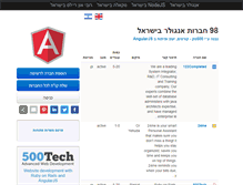 Tablet Screenshot of angularisrael.com